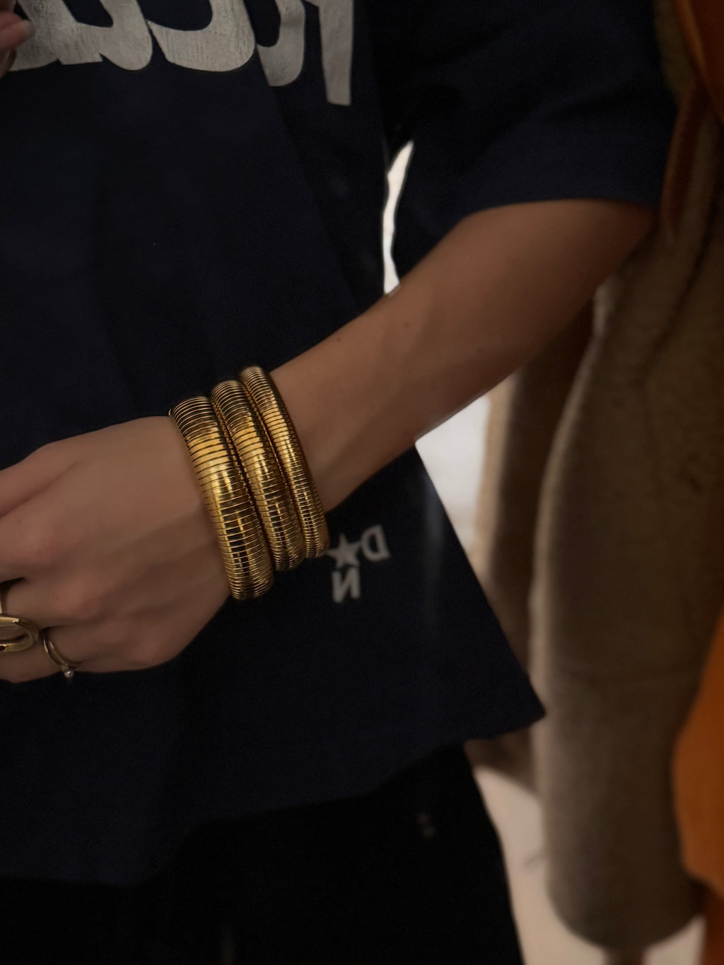Ribbed bangle big