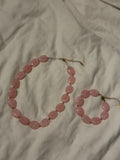 Roze kralen set