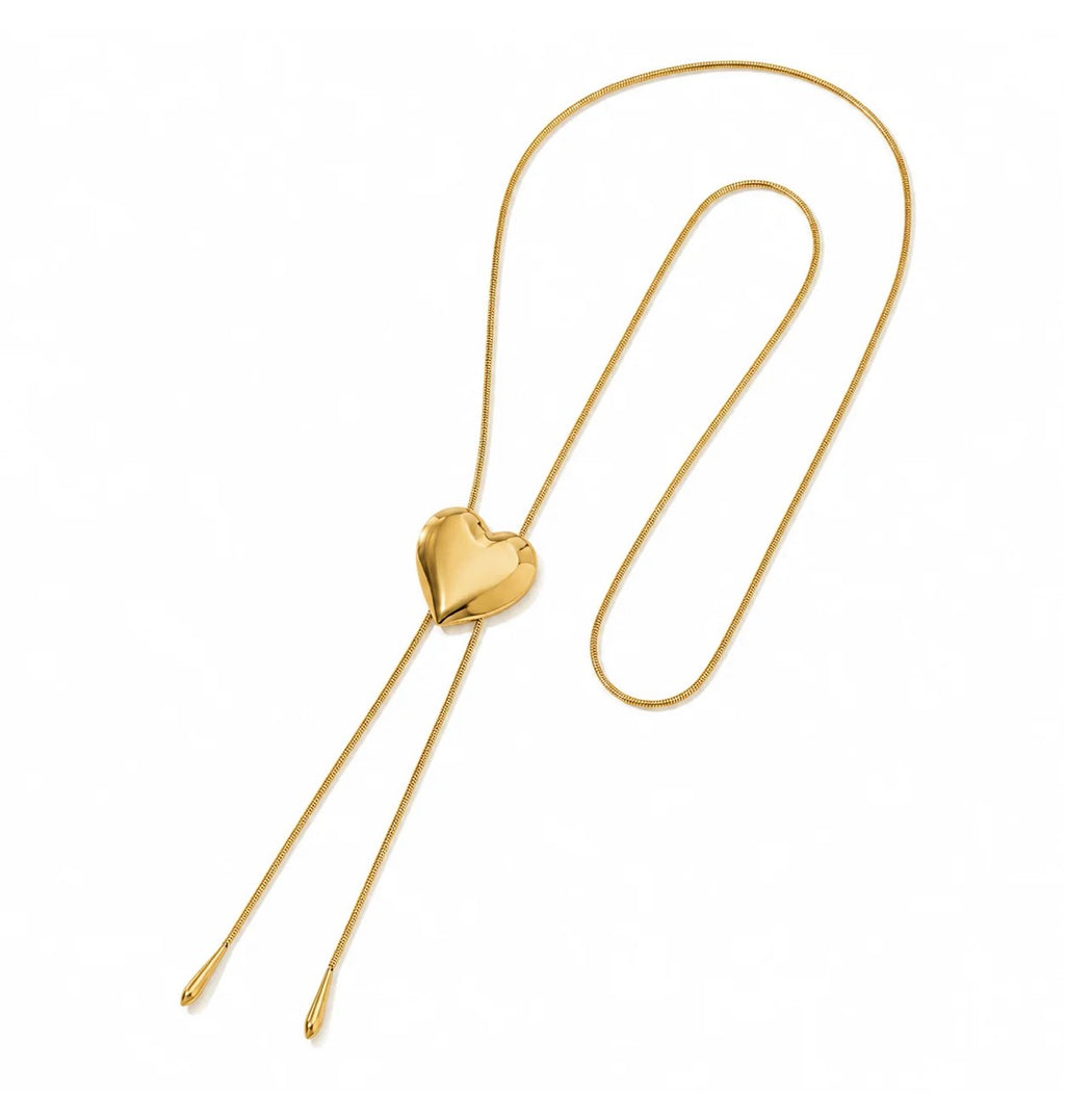 Hart Y-ketting verstelbaar bedel