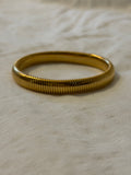 Ribbed bangle small