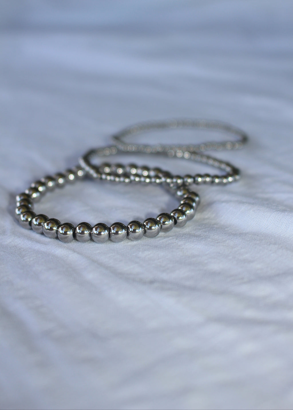 Beaded bracelet trio
