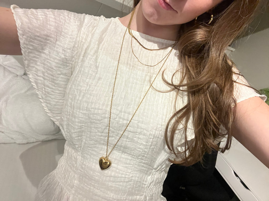 Lange hart ketting