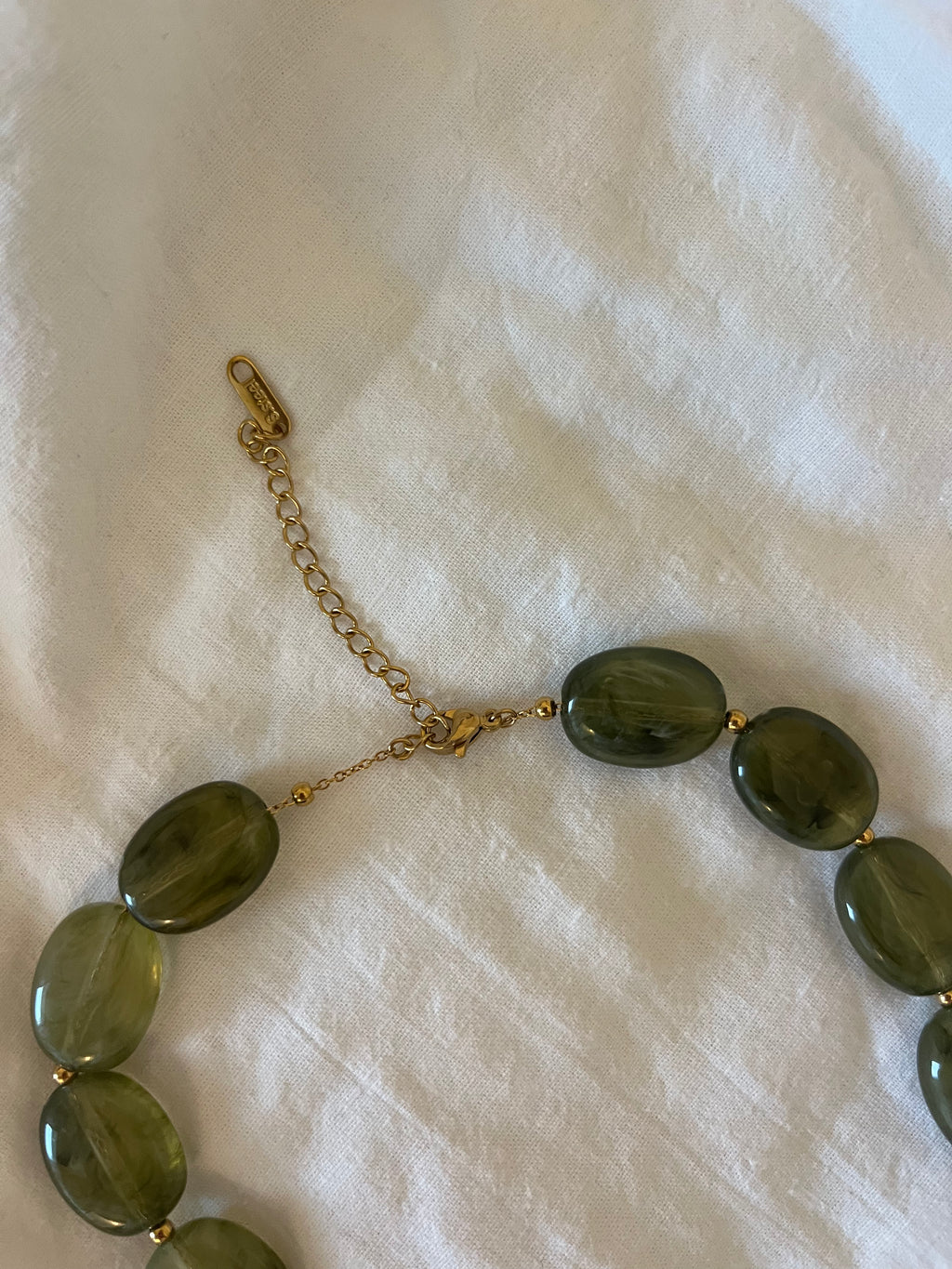 Kralen ketting groen