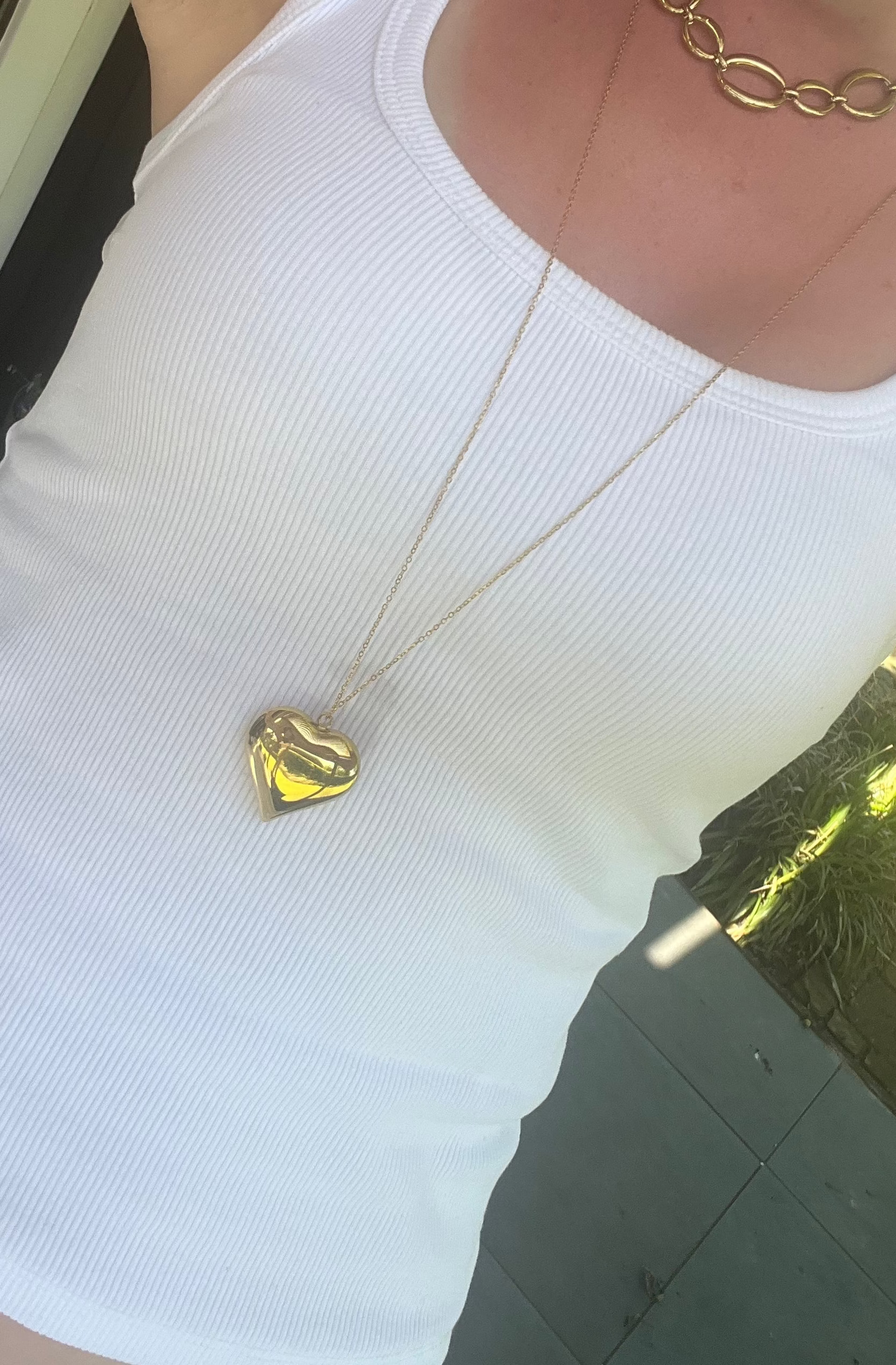Lange hart ketting small