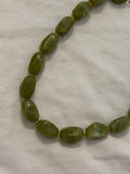 Chunky groene kralen ketting