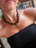 Bruine sunny kralen ketting