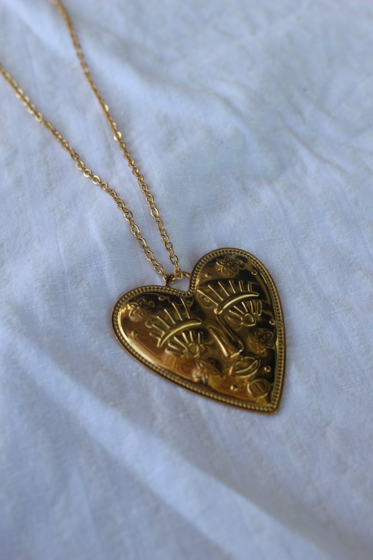 Lange diva hart ketting