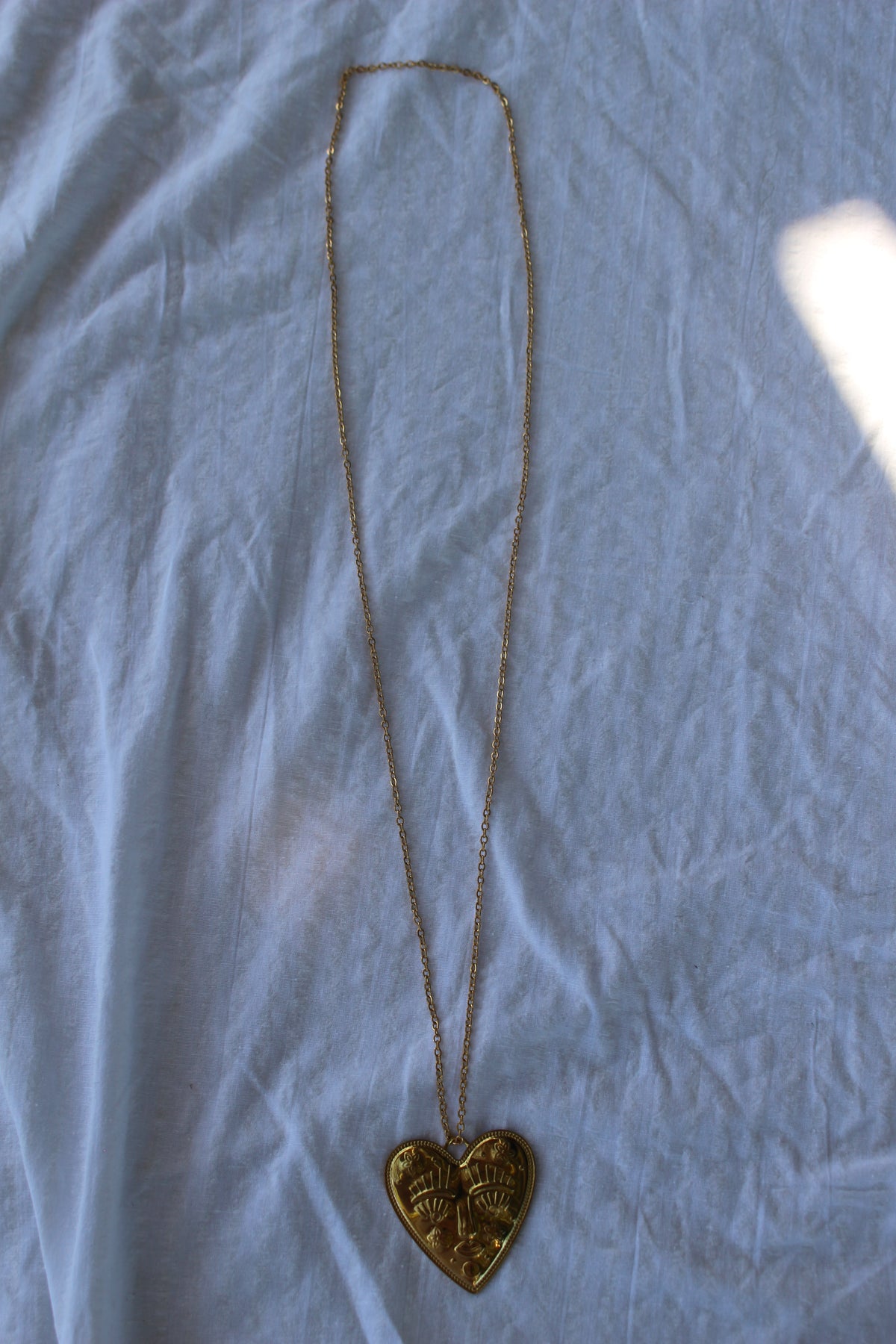 Lange diva hart ketting